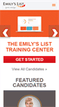 Mobile Screenshot of emilyslist.org